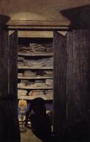 Felix Vallotton - Woman Searching through a Cupboard